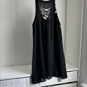 Altar'd State Black Lace Mini Dress